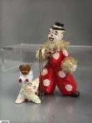 Clown Collectibles, and Figurines Marked Japan, Hong Kong, Music Boxes, Planter, Tallest 10"
