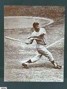 Mickey Mantle and Joe DiMaggio Framed Under Glass Baseball Photo Prints.  18"x 22"