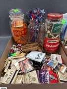 Match Books, Camel Cash, Dice, Vegas Memorabilia, Gold Coast, and Other Casino Glasses