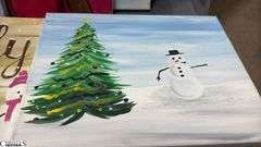 20pcs Painting Party Canvases Winter, Snowmen, Christmas Scenes 11x14"