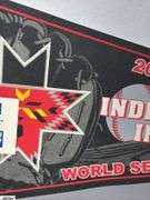 2000 & 2001 Baseball Pennants.  2000 Triple-A Indianapolis Indians World Series Champions and 2001 Autographed Victory Field Indianapolis, IN July 11, 2001.