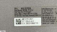 Dell Laptop Untested No Power Cord