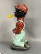 Black Americana Kneeling Boy 9", Give Me A Penny Bank