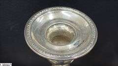Pair of Weighted Sterling Louis the XIV Candle Holders Some Slight Bends See Photos 10"
