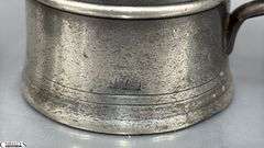 3 Pewter J. Abbot Gateshead, 1 Quart, Pint and 1/2 Pint Measures