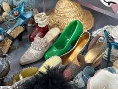 Shoe Collectibles, Mini Hat Displays, Brass Four Leaf Clover, Coasters
