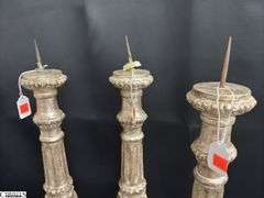 4 Composite Altar Pricket Candle Sticks 24"