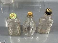 Bottles, Banks, Lincoln Bottle Bank, New England Piggy Bank, Grapette Family Beverage J.W, Dants Tip Bottle, Mexsana Skin Cream Jar