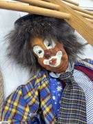 Hanging Clown On Swing, Has Damage