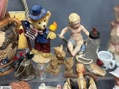 Figurines, Mini Clocks, Animals, Whistling Birds, Owl, Tourist Dolls, Bears