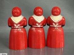 Vintage Aunt Jemima Spice Set, Nutmeg, Paprika, Cinnamon, x2, Uncle Mose Salt and Peppers, Pitchers, All Have Some Wear, 5.5" Tallest