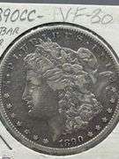 1890 CC Morgan Silver Dollar