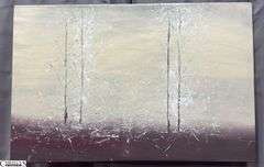 Samuel Tinoco Trees #24, Acrylic Painting on Canvas, Measures 36x55"