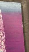 Samuel Tinoco Boat #10, Acrylic Purple and Blue Sky, Measures 35x55"