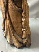 18" Wooden Figural Saint