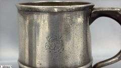 3 Pewter J. Abbot Gateshead, 1 Quart, Pint and 1/2 Pint Measures