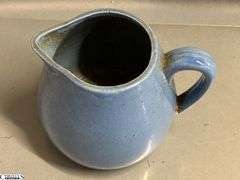 4pcs Stoneware Crockery Pitchers, Bowls - 9.5" of tallest
