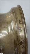 4 J. Abbot Pewter Tankards Some Dents, Tallest 6"