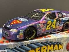 4 Jeff Gordon Collectible Stock Cars - 10" approx of largest