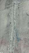 Alummoa Zumigo Abstract Nude #1, Mixed Media and Oil Painting on Canvas 75x56"