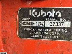 Kubota Kommander z121s 48” Zero Turn Mower