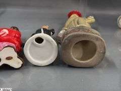 Clown Collectibles, and Figurines Marked Japan, Hong Kong, Music Boxes, Planter, Tallest 10"