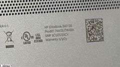 HP Laptop Untested No Power Cord