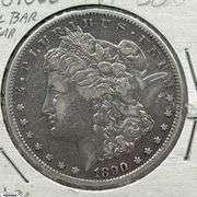 1890 CC Morgan Silver Dollar
