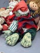 Coca Cola Bear, Porcelain Dolls, Plush Frogs, Bunny, Fishing and Holiday Themes