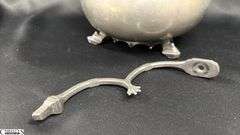 Pewter Pot With Hanger 8"x12" Tall To Swing Handle
