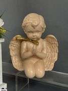 Angel Garden and Memorial Figurines, Battery Operated Lantern Tallest 14"