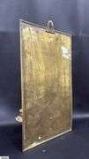 2, Brass Late Victorian Aesthetic Movement, Bruce Talbert Style, Embossed With Apples And Blossom, Three Arm Candle Sconces 8x14"