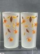 Hall's Jewel Tea Glasses, Teacups, Salt and Pepper - 5.5" of glass