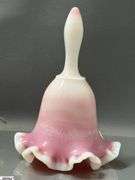 6 Ruffled Edge Glass Bells - 7" of tallest