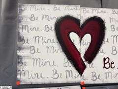 2 Sets of Love Theme Paintings Each Canvas 16x20"