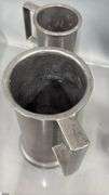 7pcs Graduated Pewter Handled Measuring Cups 4"x7.25" Tall