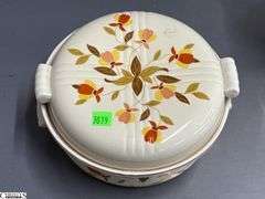 Hall's Jewel Tea Plates, Tray, Covered Dish, 6pcs - 10" of largest piece