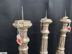 4 Composite Altar Pricket Candle Sticks 24"