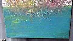 Samuel Tinoco Trees #47, Acrylic Painting on Canvas, Measures 36x54"