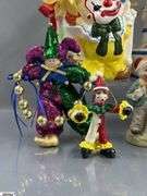 Clown Collectibles, and Figurines Marked Japan, Hong Kong, Music Boxes, Planter, Tallest 10"
