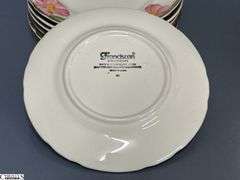 Franciscan Desert Rose Plates and Bowls - 10.5" of dinner plate - some chipping - approx 25pcs
