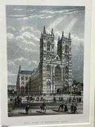 3 Pcs Framed Artwork Prints, St Basil's Cathedral, Bern Cathedral, and Westminster Abbey, See Photos, Largest 13.5"x16"