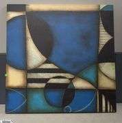 3 Stretched Canvas Prints, Largest Measures 40"x40"