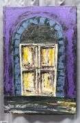 Jorge Hagg Door #06, Acrylic Painting on Canvas, Measures 36x53"
