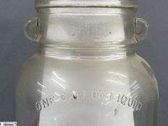 Southwestern Milk Company, Schaefer Dairy Gallon Jugs, Pollards, Hoosier and MBS Indianapolis Milk Jars, Tallest 10.5"
