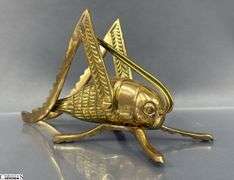 Brass Grasshopper 5.25"x3"