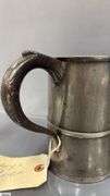 3 Pewter J. Abbot Gateshead, 1 Quart, Pint and 1/2 Pint Measures