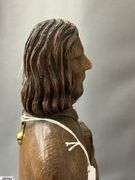 18" Wooden Figural Saint