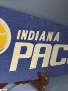 Indiana Pacers Pennant Autographed by Billy Knight and George McGinnis