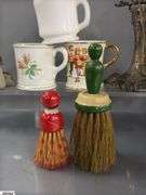 Shave Brushes, Mirrored Stands, Mustache Cups, Some Wear
